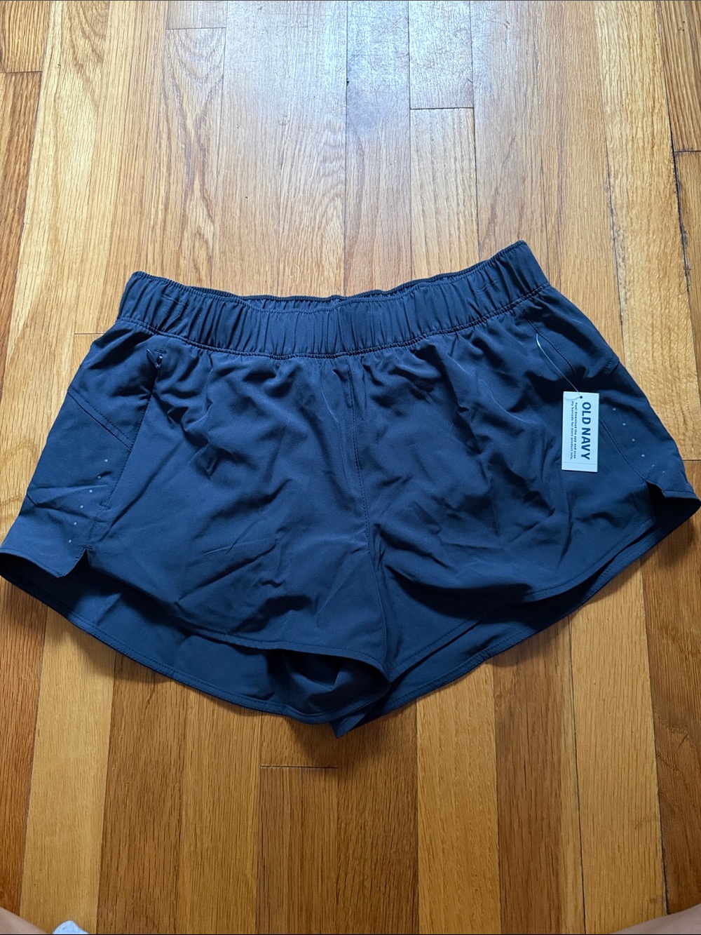 Old Navy Blue Athletic Shorts with Elastic Waistband